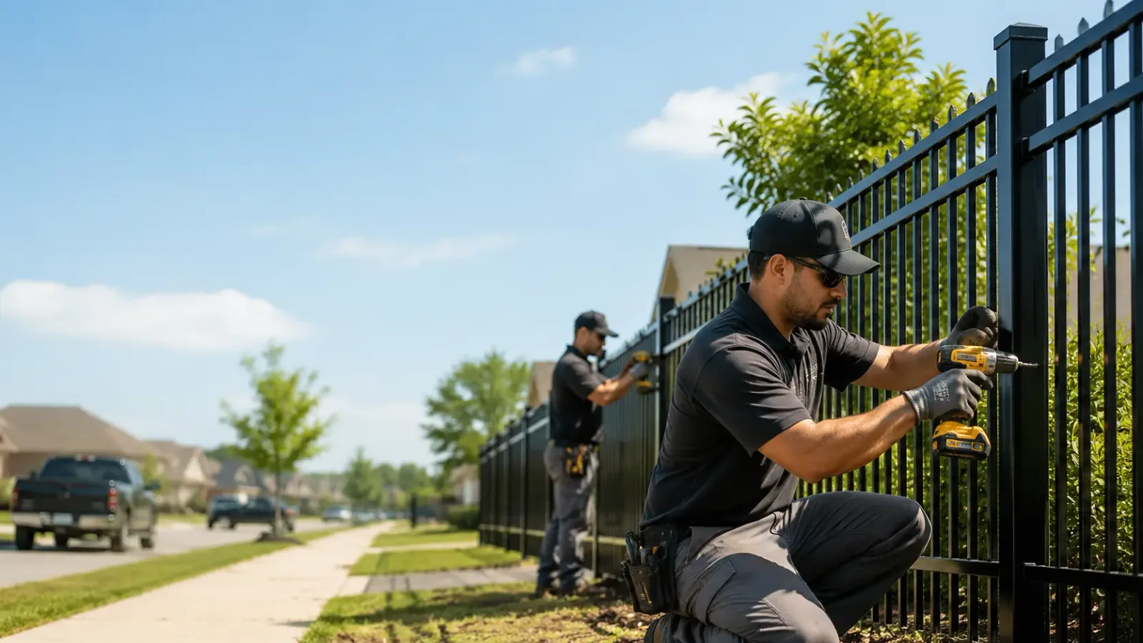 Metal Fence Installation in Madisonville, TX
